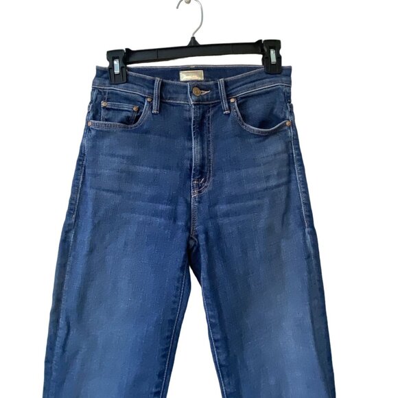 Mother Jeans Womens Size 25 The Insider Crop Step Fray in Girl Crush High Rise - Picture 4 of 14